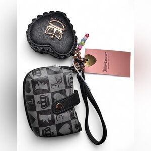 Juicy Couture “Sweet Break Time Mini Tab Wristlet”, black